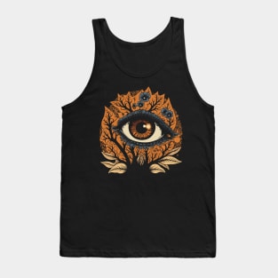 Psychedelic Tree Plant With Eye Surreal Trippy Nature Tank Top